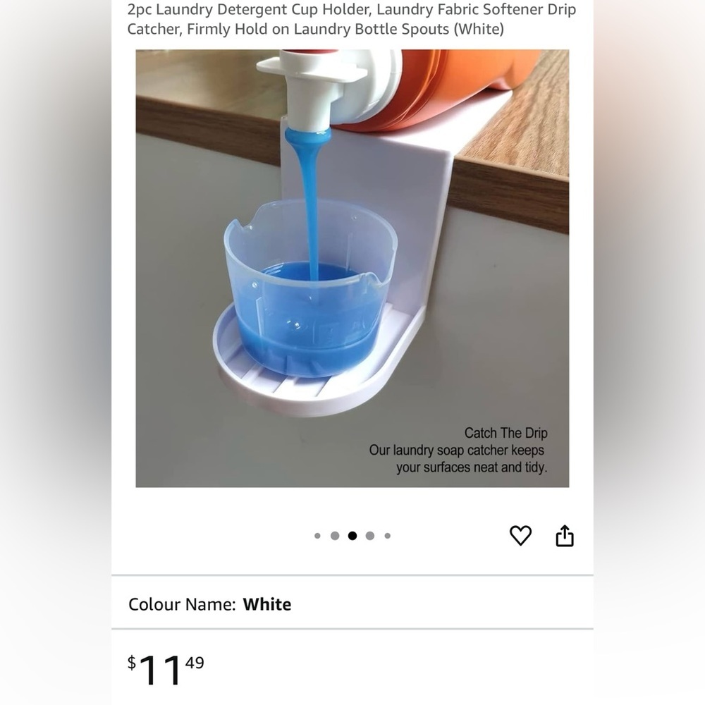 3pcsWhite Laundry Soap Catcher